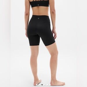 Athleta transcend 7” Black Bike Shorts